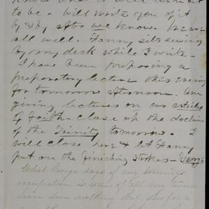 a page of handwritten text