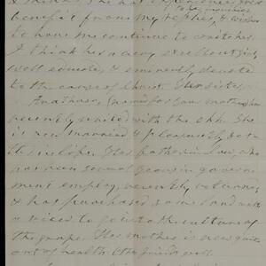 a page of handwritten text