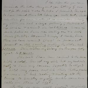 a page of handwritten text