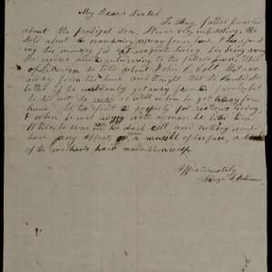 a page of handwritten text