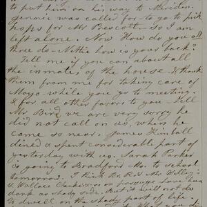 a page of handwritten text