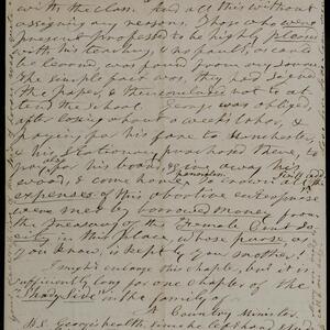 a page of handwritten text