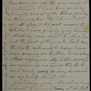 a page of handwritten text