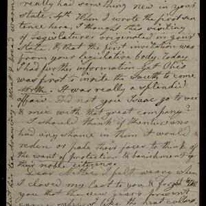 a page of handwritten text