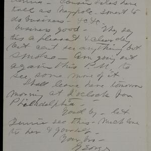 a page of handwritten text