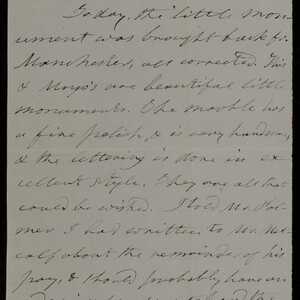a page of handwritten text