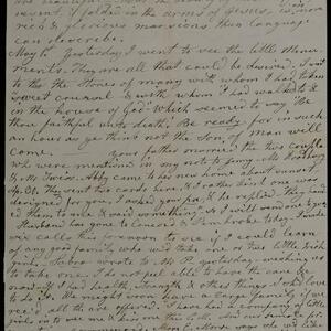 a page of handwritten text