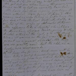 a page of handwritten text
