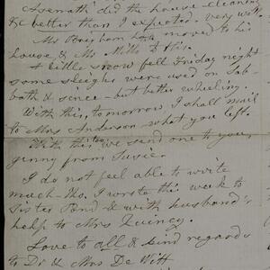 a page of handwritten text