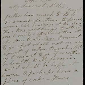 a page of handwritten text
