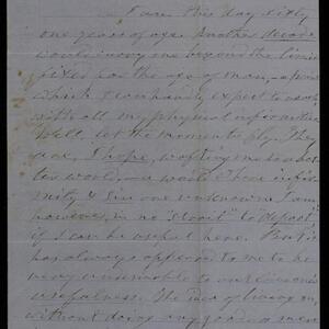 a page of handwritten text