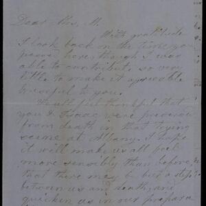 a page of handwritten text