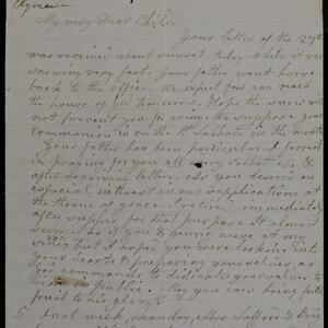 a page of handwritten text