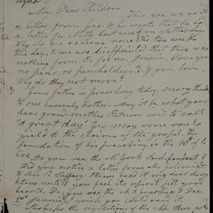 a page of handwritten text