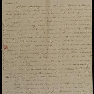 a page of handwritten text