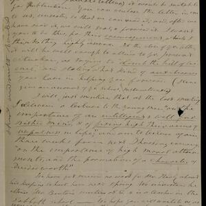 a page of handwritten text