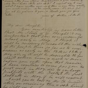 a page of handwritten text