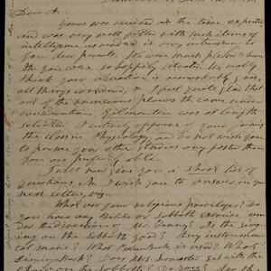 a page of handwritten text