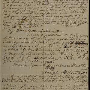 a page of handwritten text