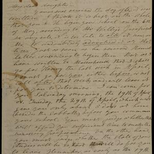 a page of handwritten text