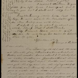 a page of handwritten text