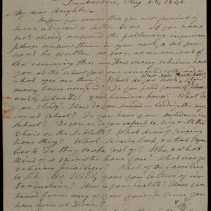 a page of handwritten text