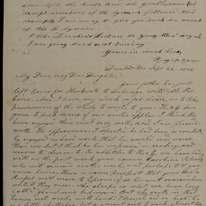 a page of handwritten text