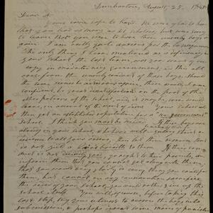 a page of handwritten text