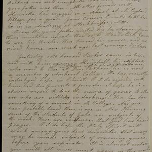 a page of handwritten text