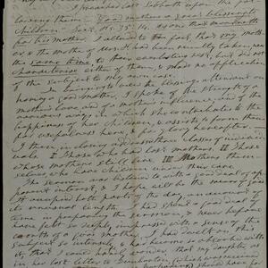 a page of handwritten text