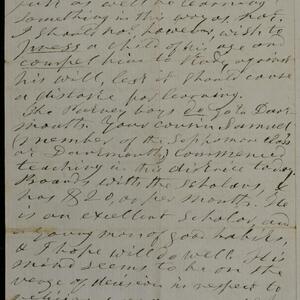a page of handwritten text