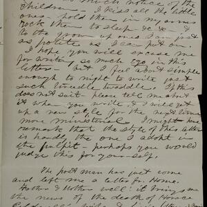 a page of handwritten text