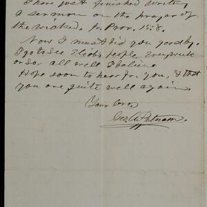 a page of handwritten text
