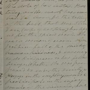 a page of handwritten text