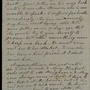a page of handwritten text