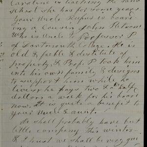 a page of handwritten text