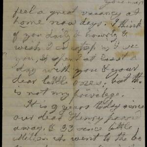 a page of handwritten text