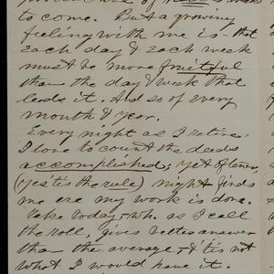 a page of handwritten text