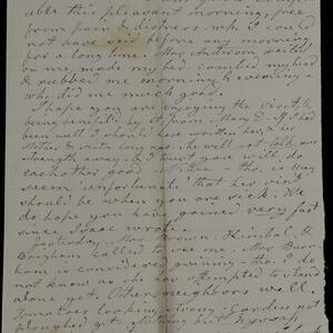 a page of handwritten text