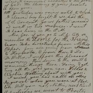 a page of handwritten text