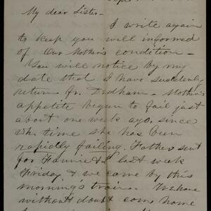 a page of handwritten text