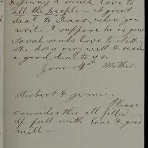 a page of handwritten text