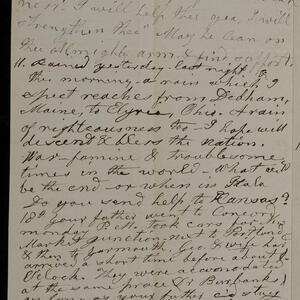 a page of handwritten text
