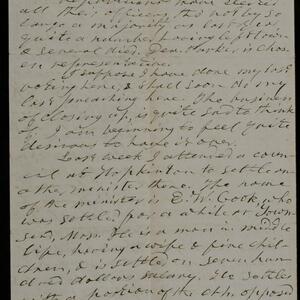 a page of handwritten text