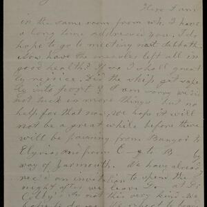 a page of handwritten text