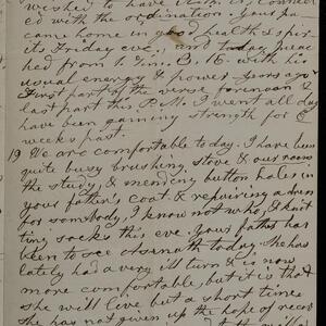 a page of handwritten text