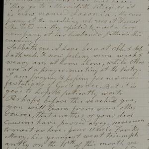 a page of handwritten text