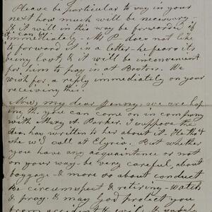 a page of handwritten text