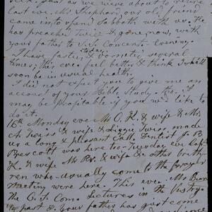 a page of handwritten text