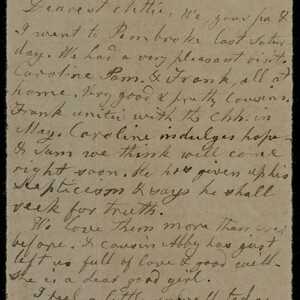 a page of handwritten text